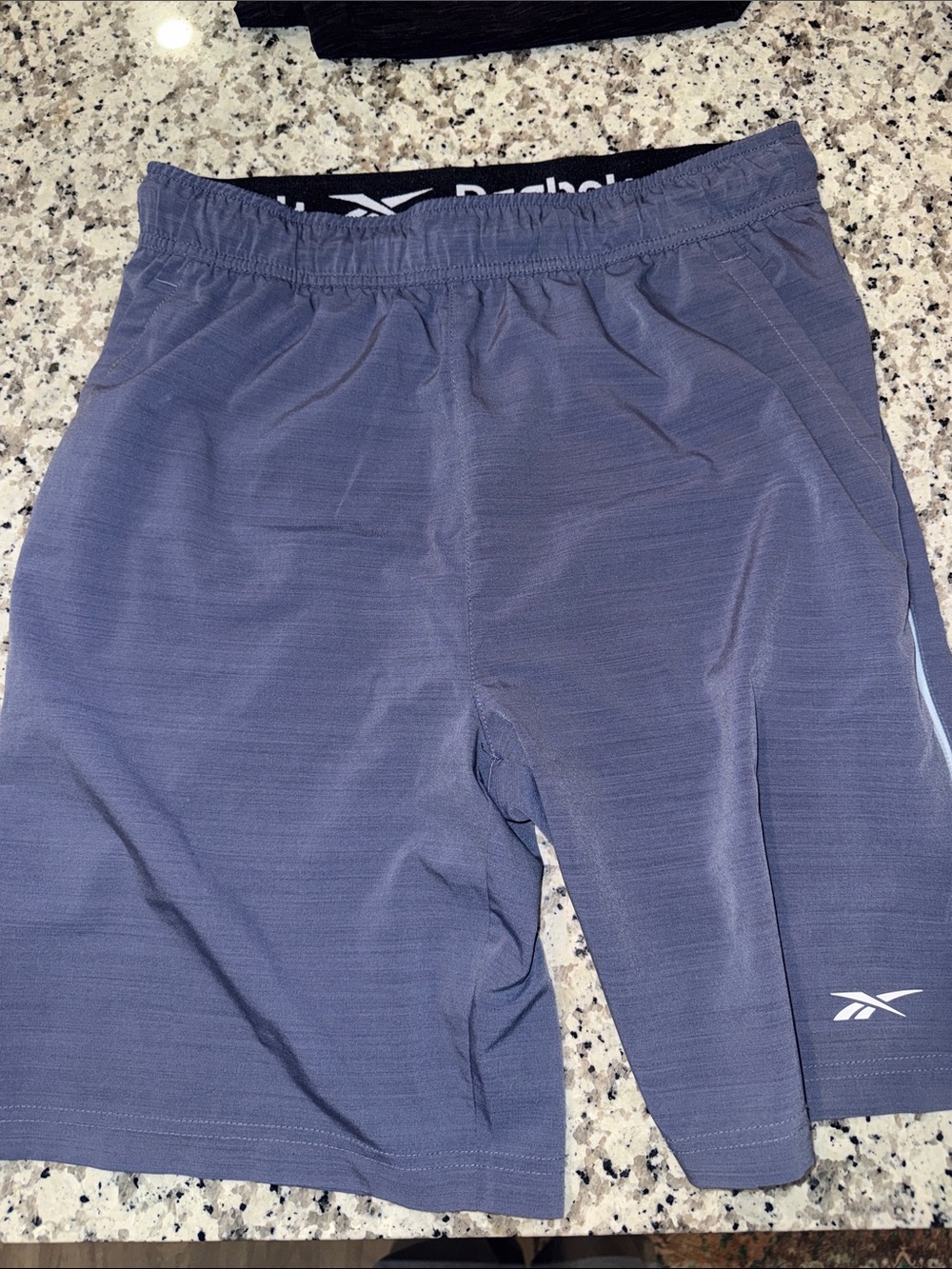 Reebok Men's Slate Blue Athletic Jogger Shorts
